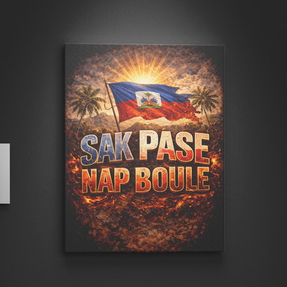 Sak Pase, Nap Boule – Haitian Energy - Wall Art
